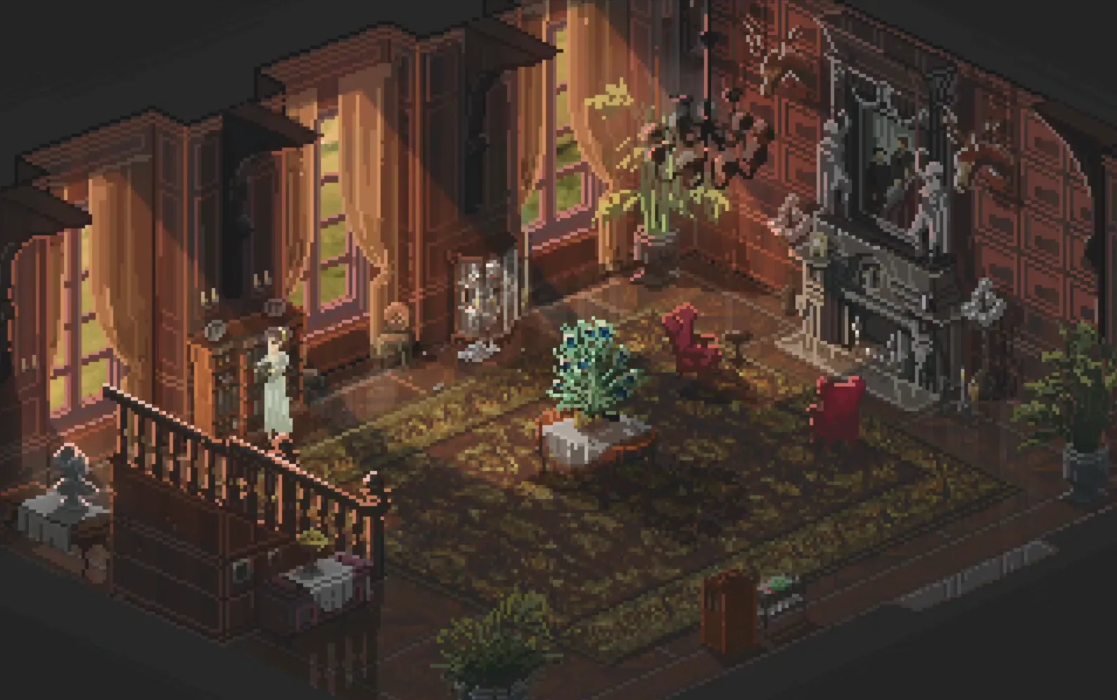 Lady Winterbourne in If On a Winter’s Night, Four Travelers